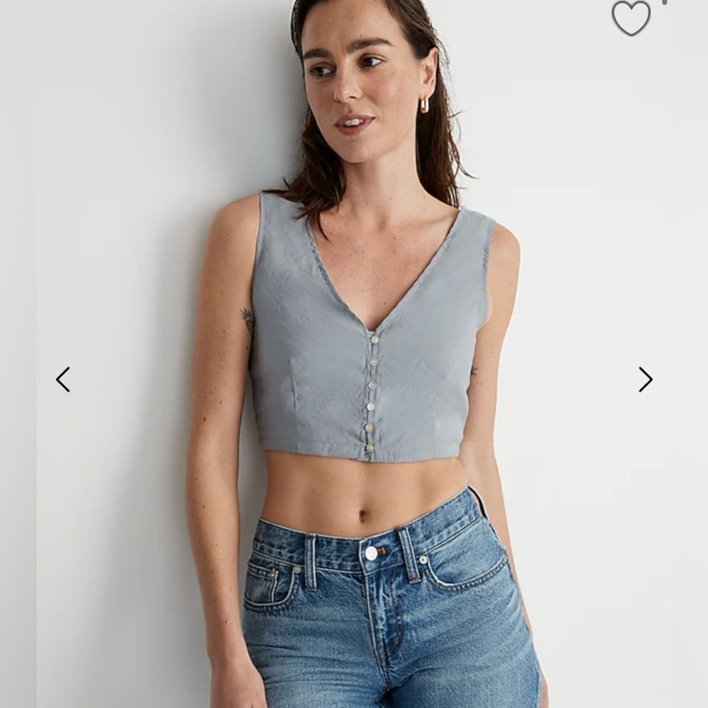 Madewell Crop Vest Top